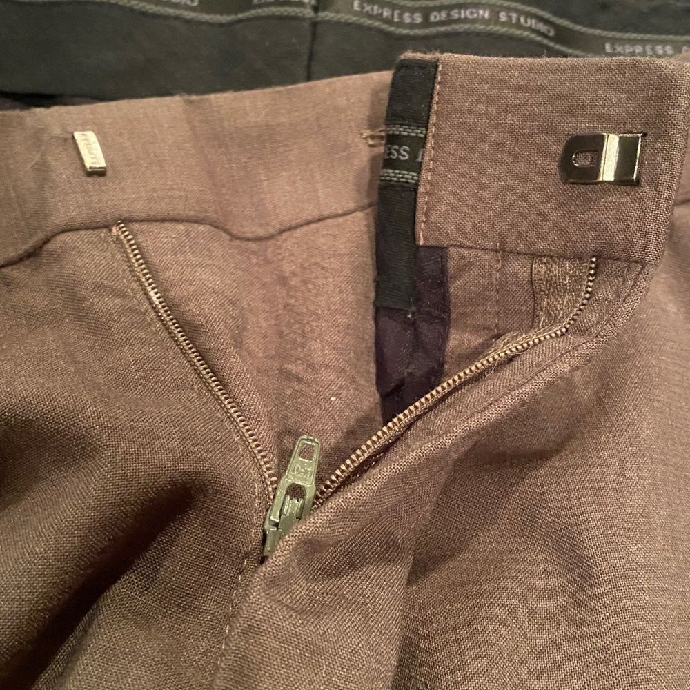 Express Design Studio Wool Slacks Size 33/32 - Picture 8 of 8
